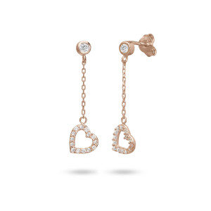 Peitho srebrne naušnice iz kolekcije Cuore - PMSJ1206RG