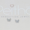 Peitho srebrne naušnice iz kolekcije Farfalla - PMSJ1303