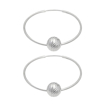 Peitho srebrne naušnice iz kolekcije Tondo - PMSJ1112