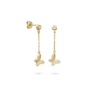 Peitho srebrne naušnice iz kolekcije Farfalla - PMSJ1307Y