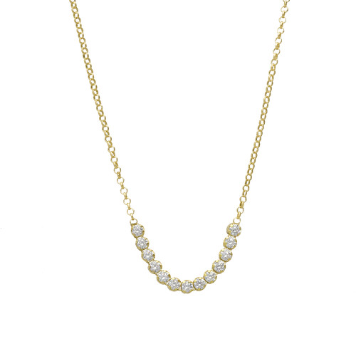 Peitho srebrna ogrlica iz kolekcije Pietre - PMSJ2404Y