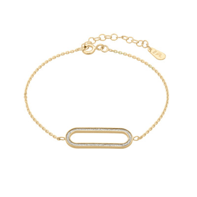 Peitho srebrna narukvica iz kolekcije Glittering - PMSJ3909YGL