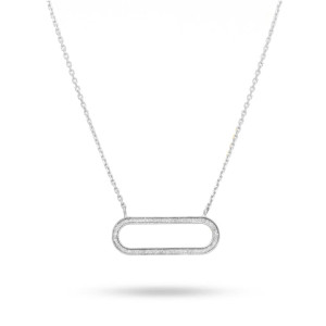 Peitho srebrna ogrlica iz kolekcije Glittering - PMSJ2906GL