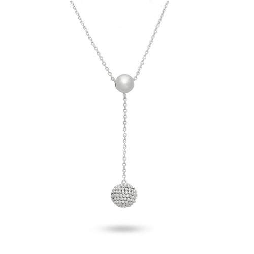 Peitho srebrna ogrlica iz kolekcije Ornamento - PMSJ2107